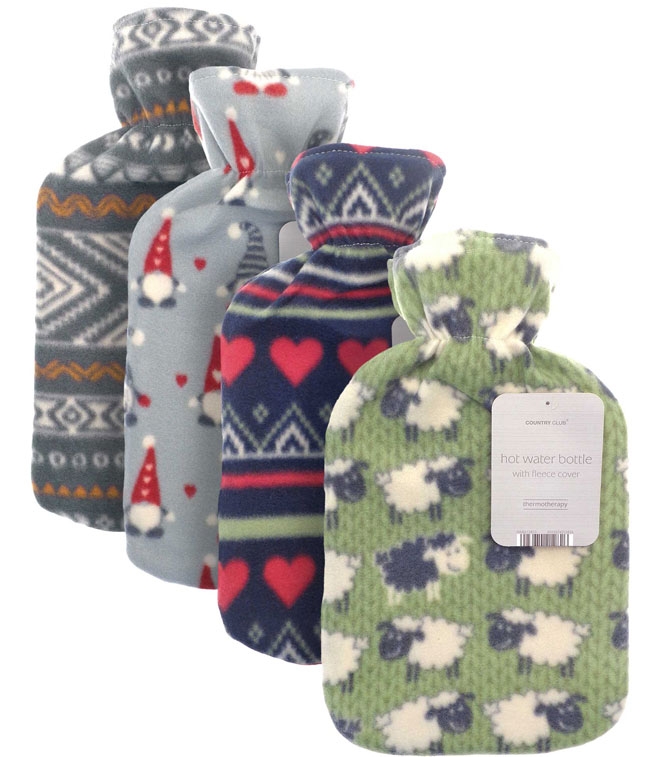 HOT WATER BOTTLE + FLEECE APP COVER