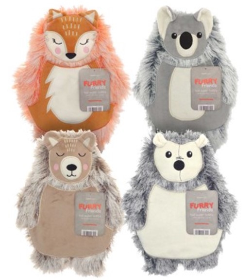 HOT WATER BOTTLE FURY FRIENDS