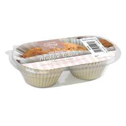 K/F WHITE MUFFIN CASES - 150 PACK