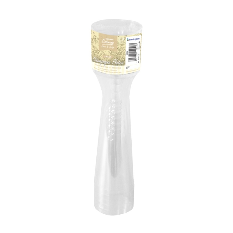K/F PLASTIC CHAMPAGNE FLUTES