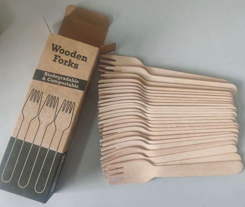 K/F ECO WOODEN FORK 25PK