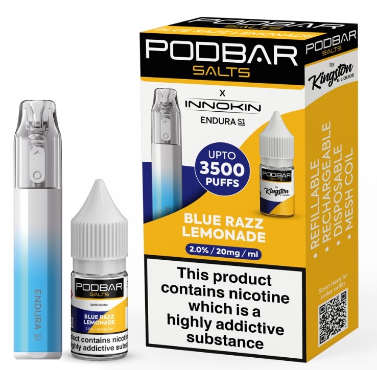 KING PODBAR BLUE RAZZ LEMONADE 20MG