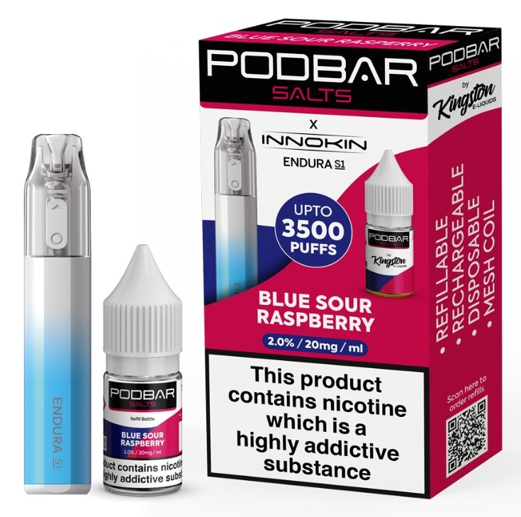 KING PODBAR BLUE SOUR RASP 20MG