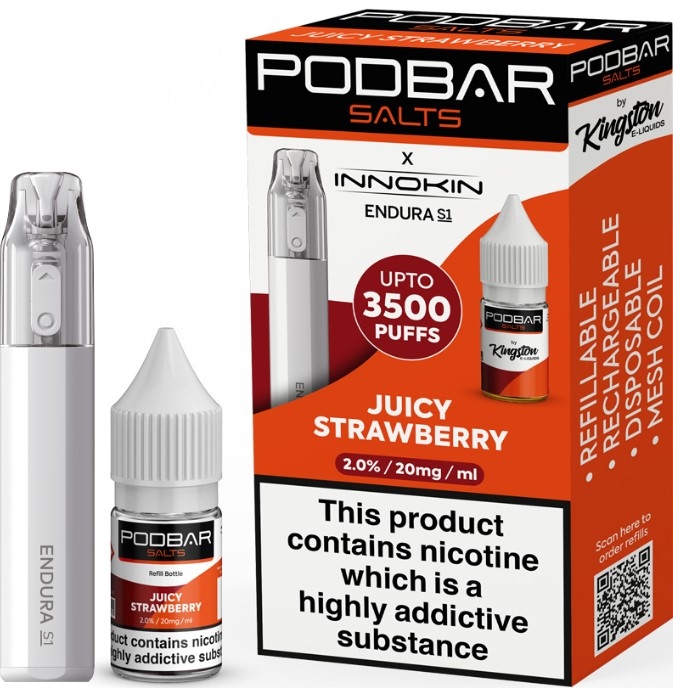 KING PODBAR JUICY STRAWBERRY 20MG