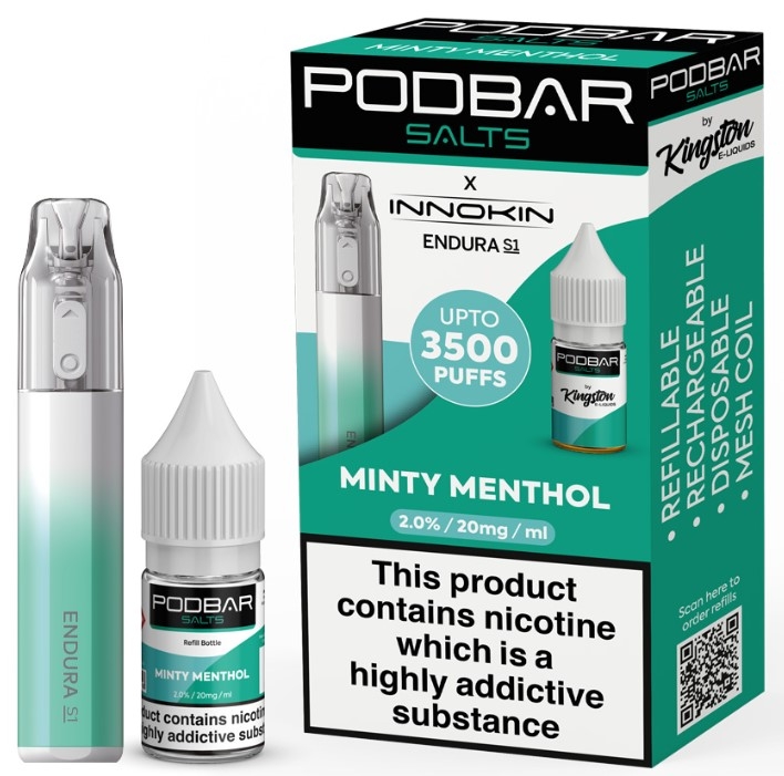 KING PODBAR MINTY MENTHOL 20MG