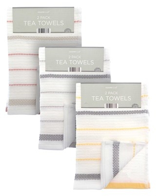 VERVE DESIGN KITCHEN TEA TOWEL 2PK
