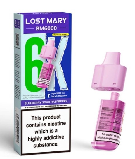 LOST MARY POD BLUE SOUR RASP