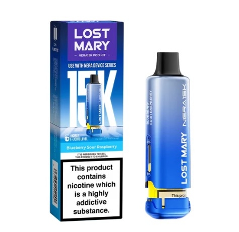 LOST MARY NERA BLUE SOUR RASP POD