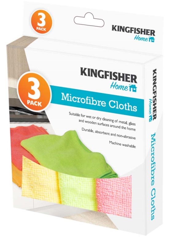 K/F MICROFIBRE CLOTHS 3 PACK