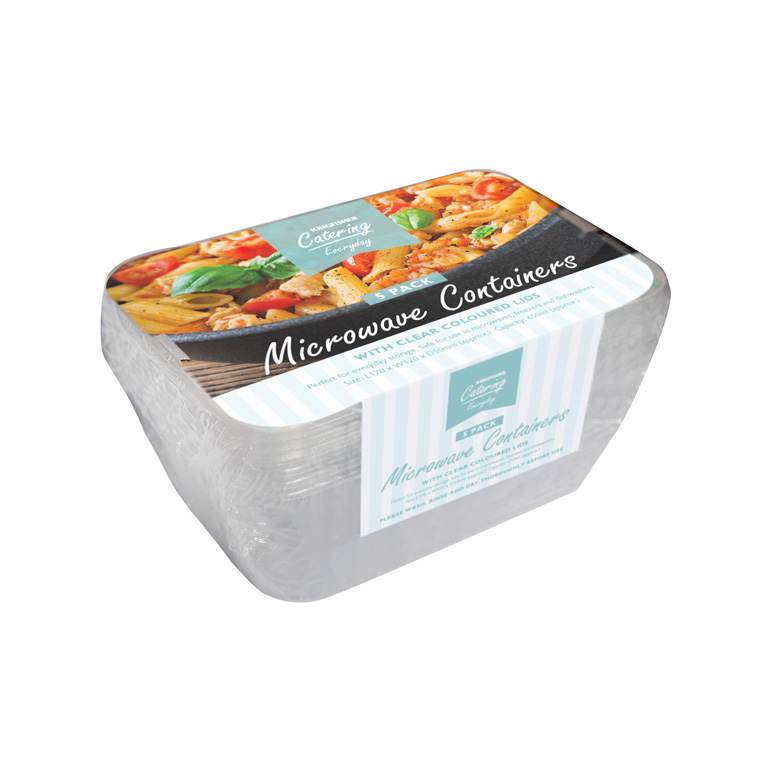 K/F MICROWAVE FOOD CONTAINERS WITH