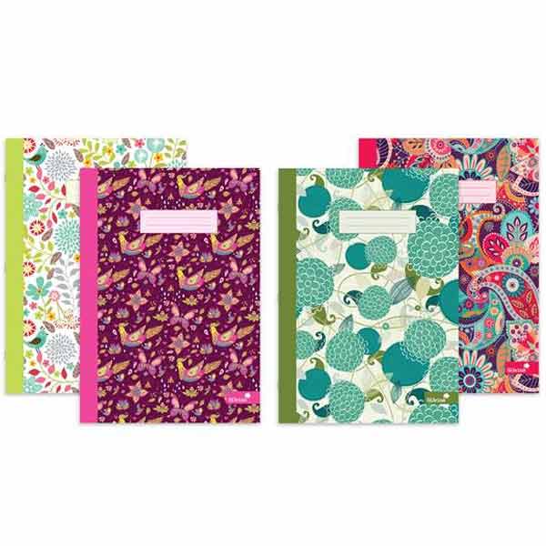 A4 PATTERN COVER EXERCISE NOTEBOOKS
