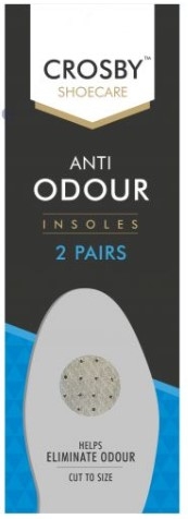 CROSBY ODOUR CONTROL INSOLES 2PK