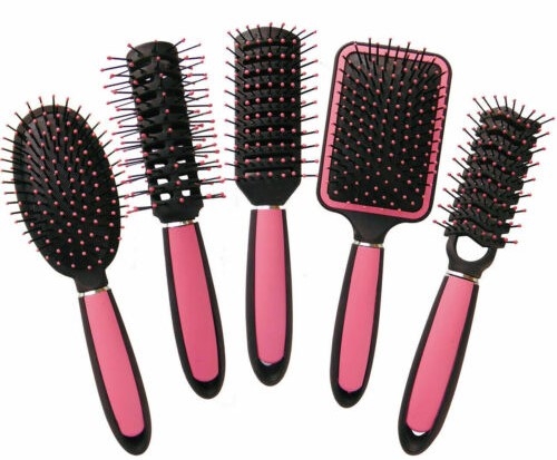SILKY SMOOTH PINK HAIR BRUSH