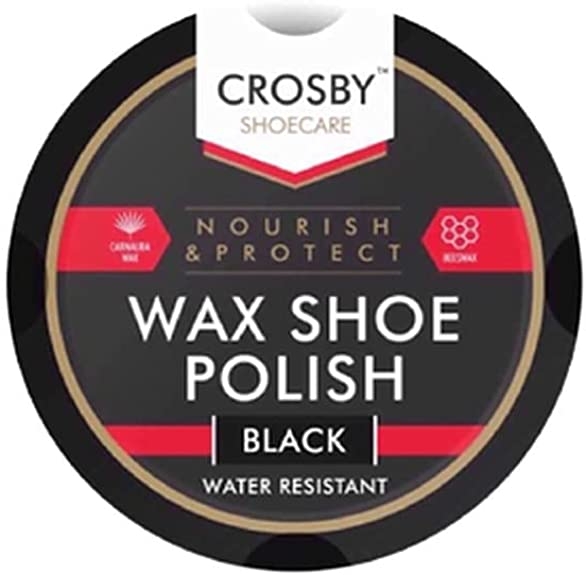CROSBY BLACK WAX SHOE POLISH 50ML