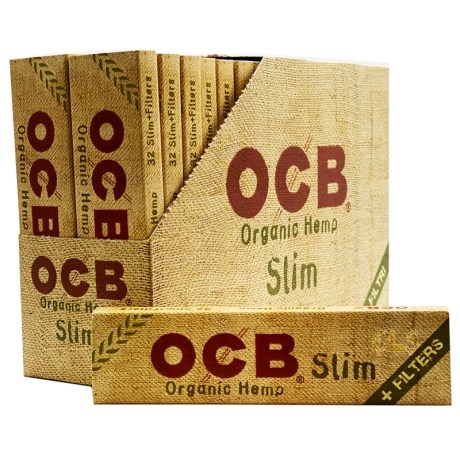 OCB ORGANIC HEMP SLIM PAPERS & TIPS