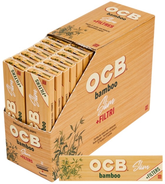 OCB BAMBOO SLIM PAPERS & TIPS