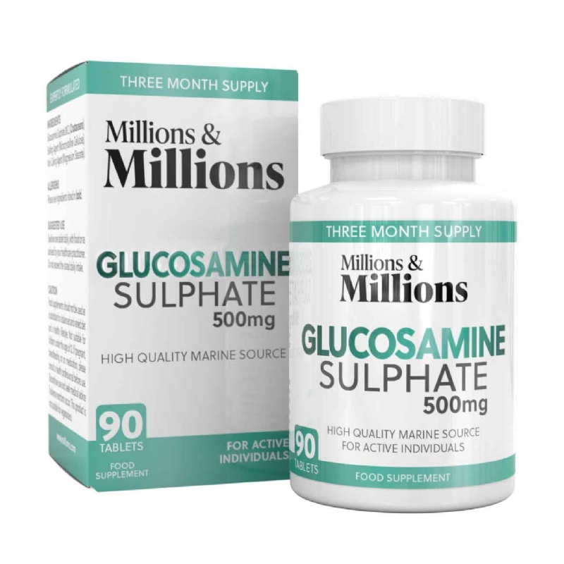 MILLIONS GLOUCOSAMINE SULPHATE 500G