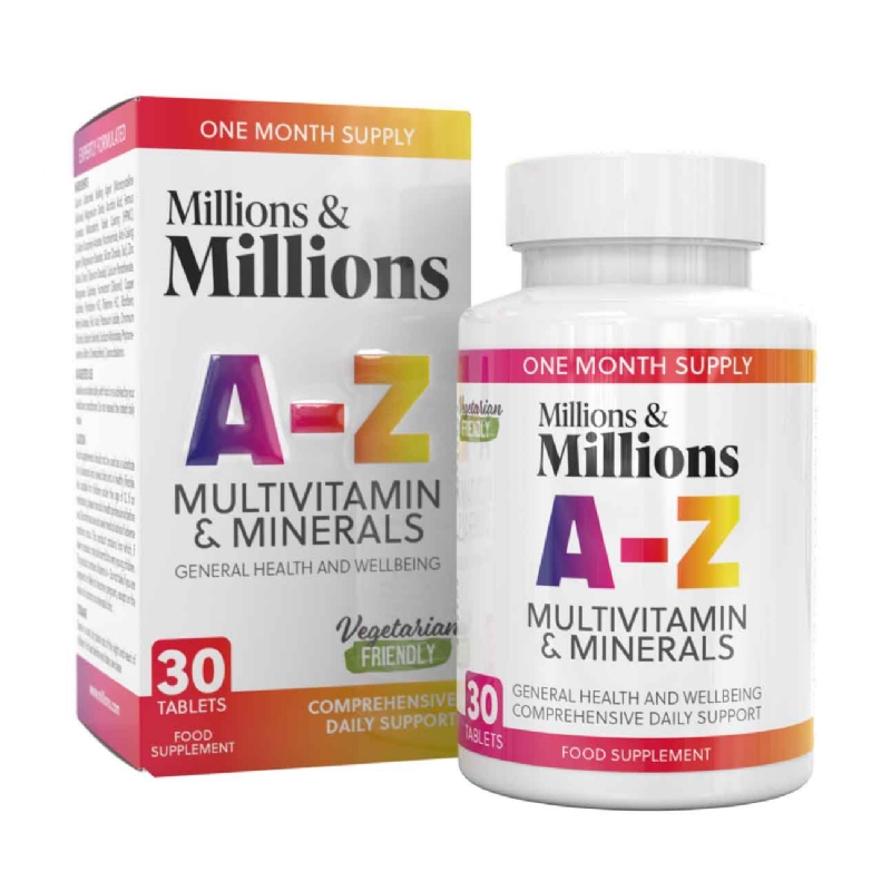 MILLIONS A-Z MULTIVITAMIN MINERALS