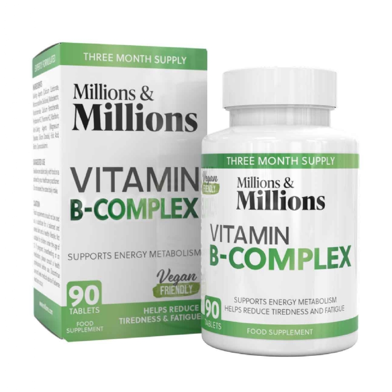 MILLIONS VITAMIN B COMPLEX 90S