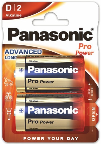 PANASONIC PRO POWER D 2PK MAX BATTS