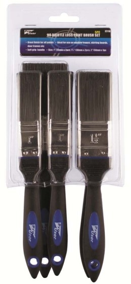 5PC NO BRISTLE LOSS PAINT BRUSH SET