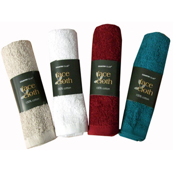 COUNTRY CLUB COTTON FACE CLOTH 30CM
