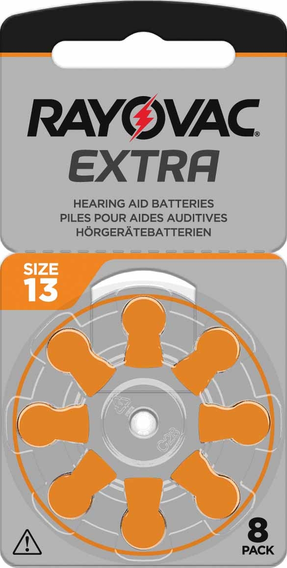 RAYOVAC EXTRA 13 8PK BATTS