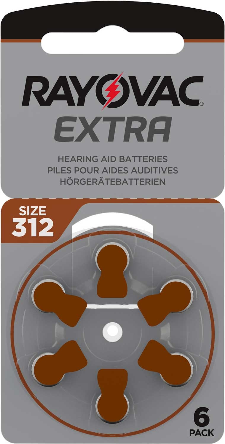 RAYOVAC EXTRA ZA312 6PK PREMIUM