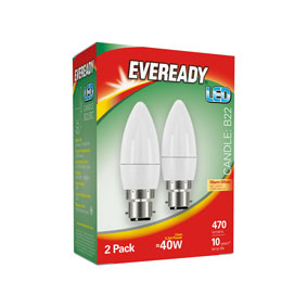 EVEREADY LED CANDLE BC/B22 4.9/40W
