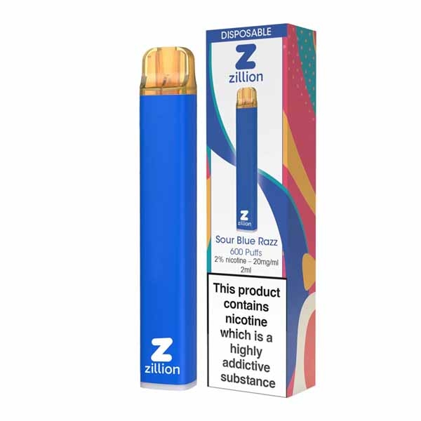ZILLION DISPOSABLE 20MG SOUR BLUE