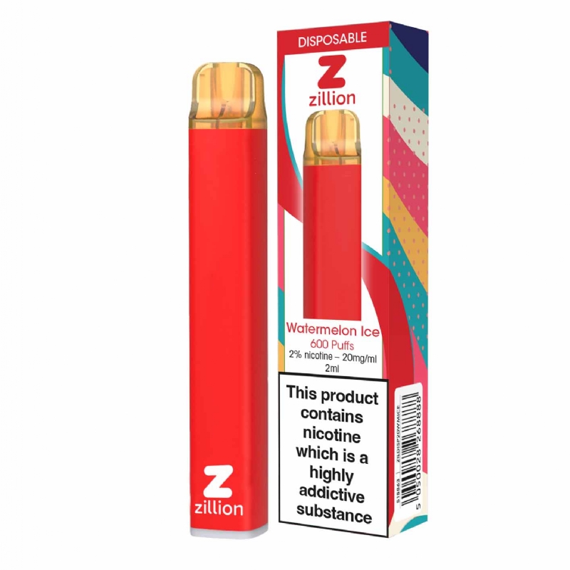 ZILLION DISPOSABLE 20MG W'MELON ICE