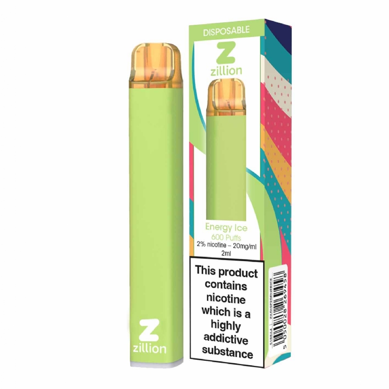 ZILLION DISPOSABLE 20MG ENERGY ICE