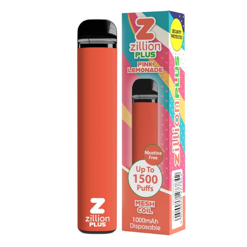 ZILLION+ PINK LEMONADE NIC FREE0mg