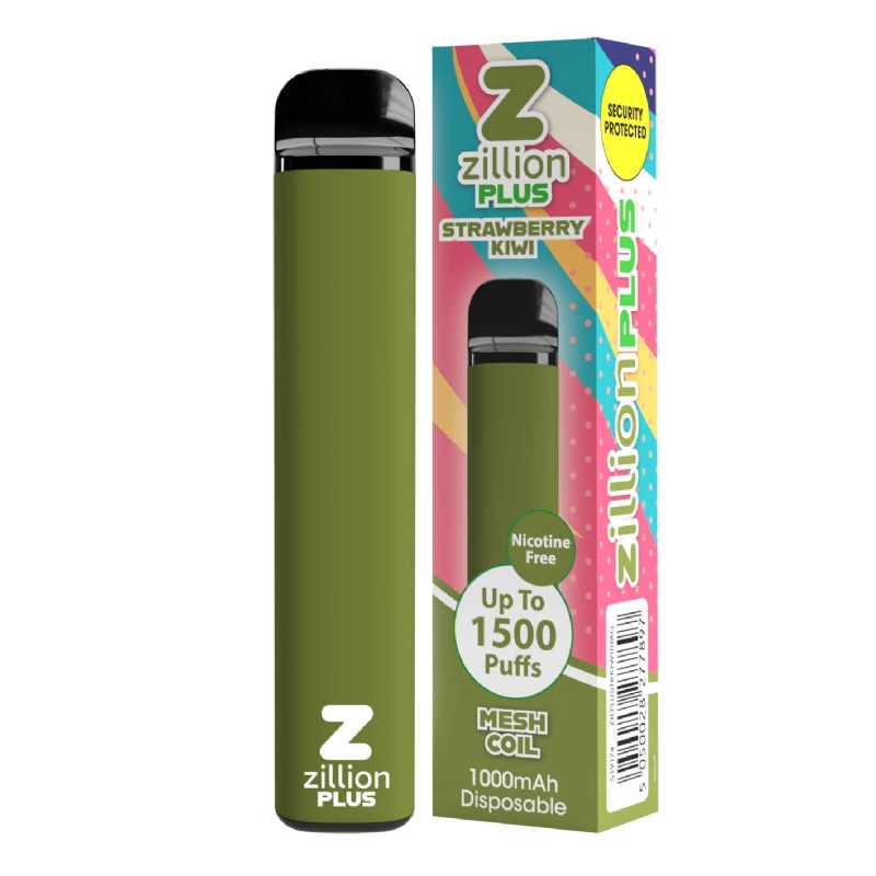 ZILLION+ STRAWBRY KIWI NIC FREE0mg