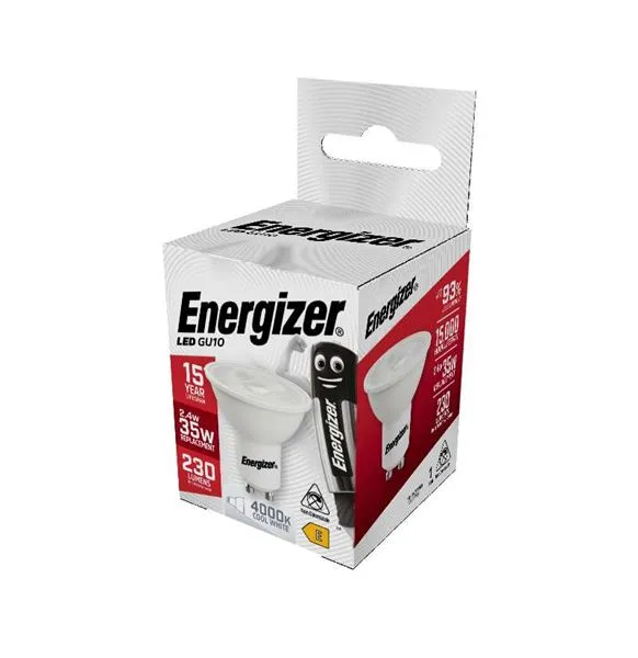 ENERGIZER LED GU10 SPOT 2.4W/35W