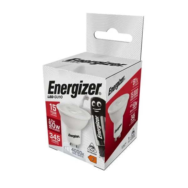 ENERGIZER LED GU10 SPOT 4.2W/50W