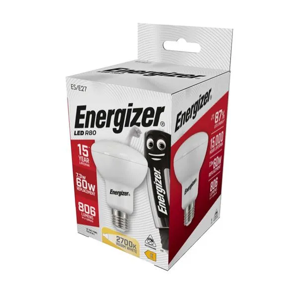 ENERGIZER LED R80 ES/E27 7.3W/60W