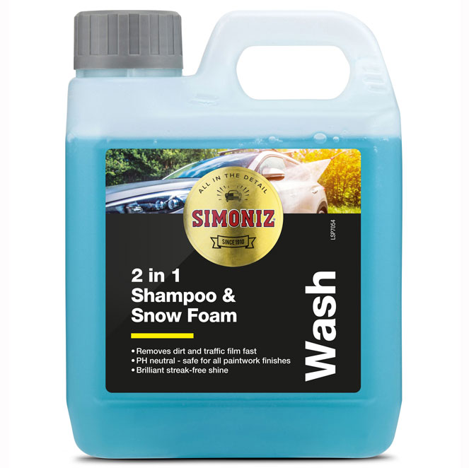 SMZ 2 IN 1 SHAMPOO & SNOW FOAM 1LTR