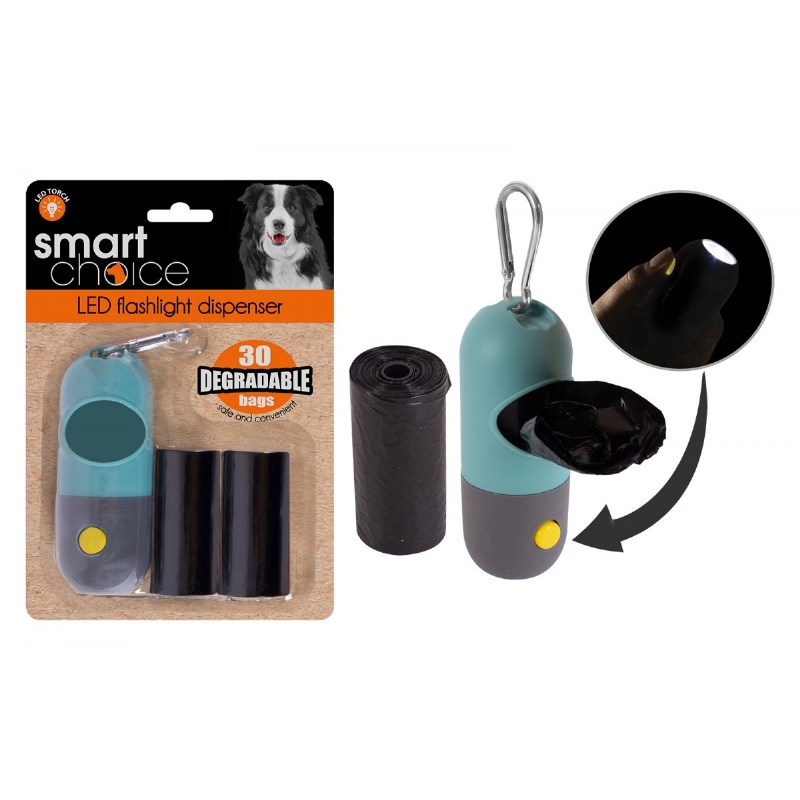 S/CHOICE LED POOP BAG DISPNSR