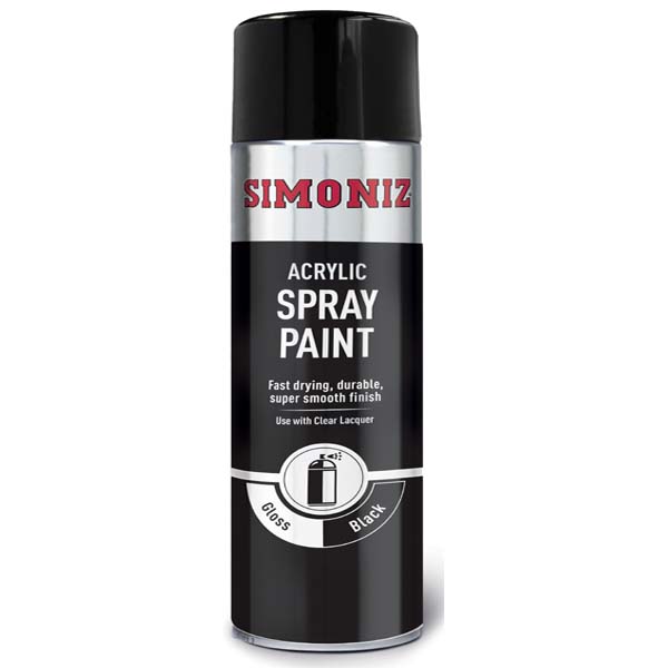 GLOSS BLACK AEROSOL 500ML
