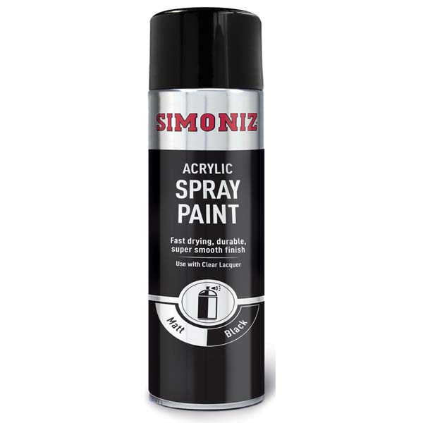 MATT BLACK AEROSOL 500ML