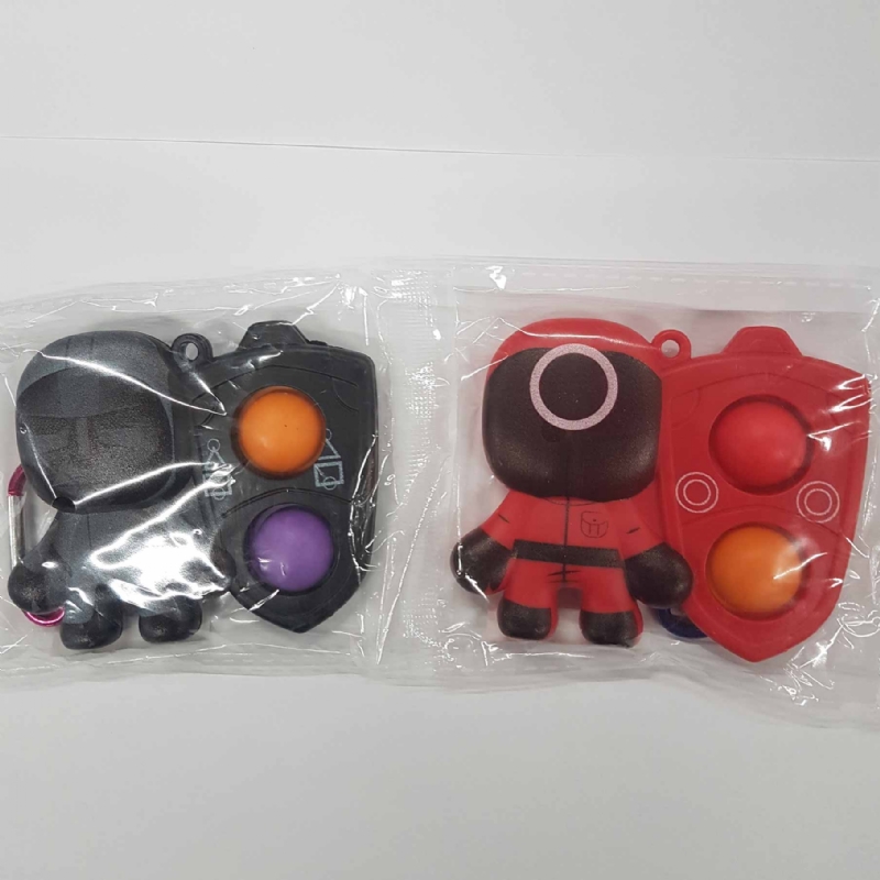 SQUID GAME POP IT FIDGET KEYRING