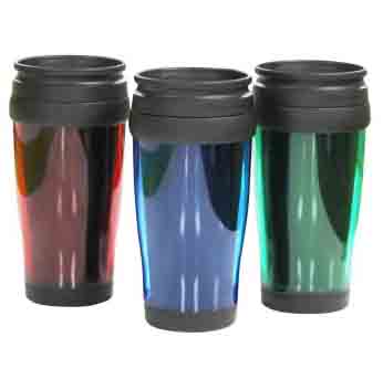 PACIFIC PLASTIC TRAVEL MUG 400 ML