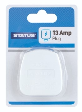 STATUS 13 AMP PLUG CARDED