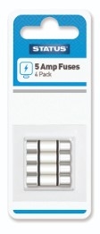 STATUS 5 AMP FUSES 4PK