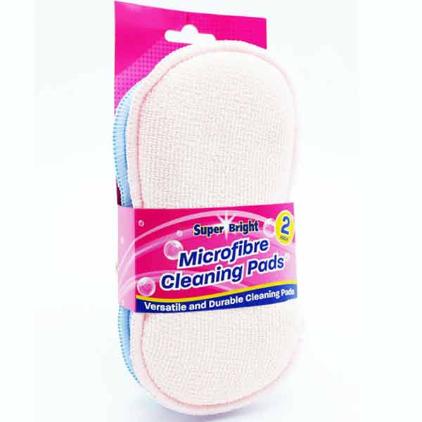 SUPER BRIGHT MICROFIBRE PADS 2PK
