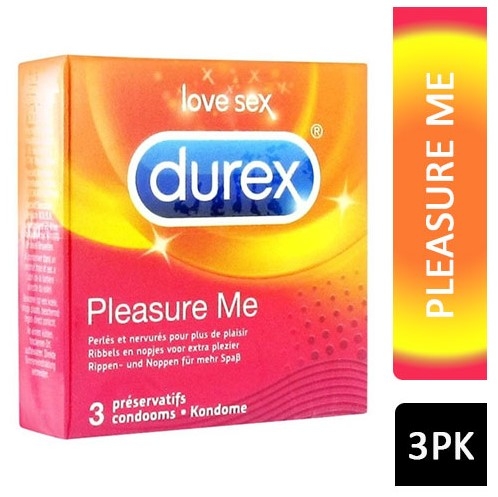 DUREX PLEASURE ME CONDOMS 3 PACK