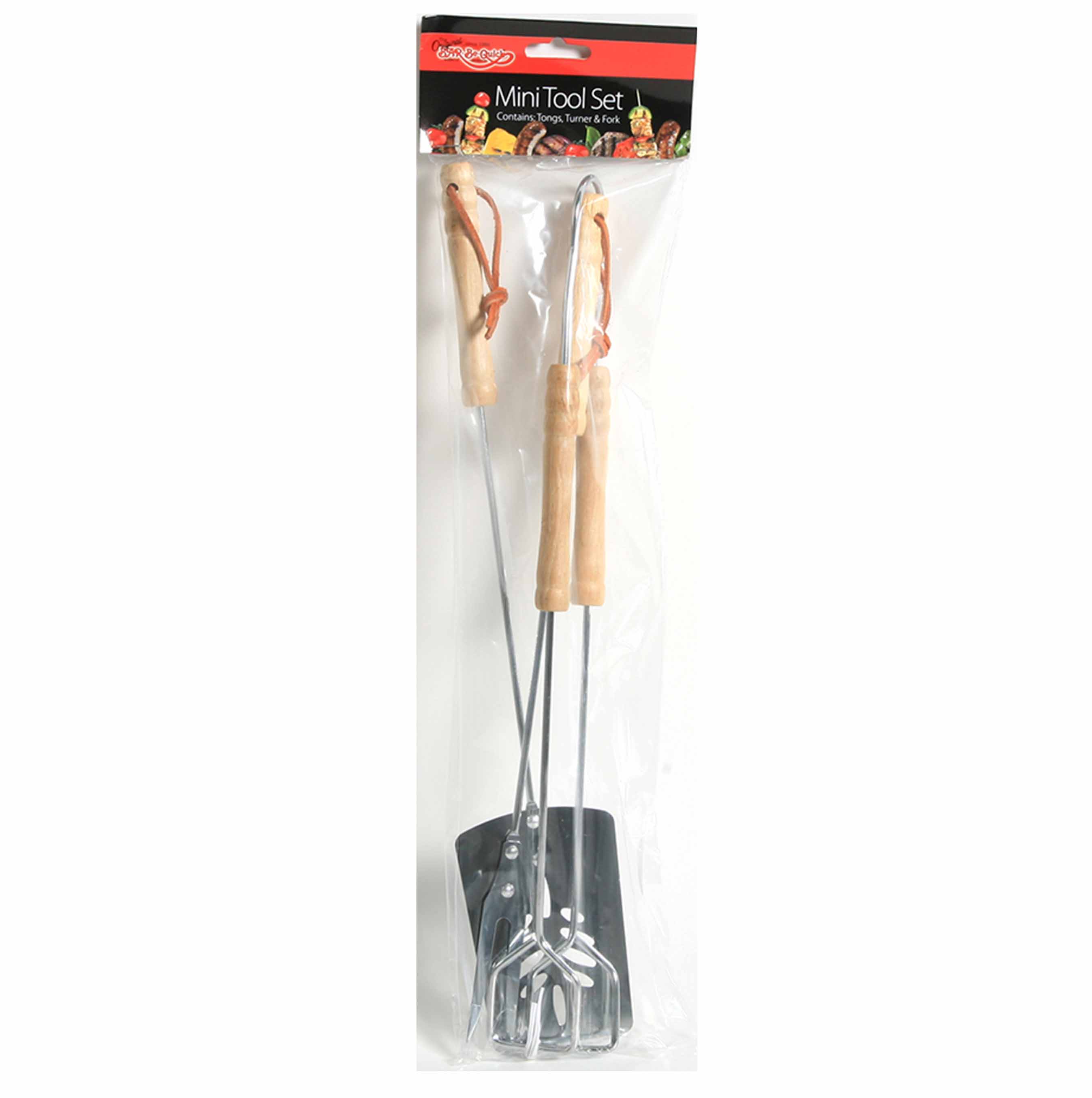 BAR-BE-QUICK 3 PIECE BBQ TOOL SET