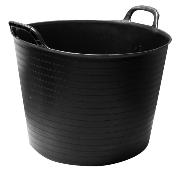 KINGFISHER BLACK FLEXI TUB 42 LITRE