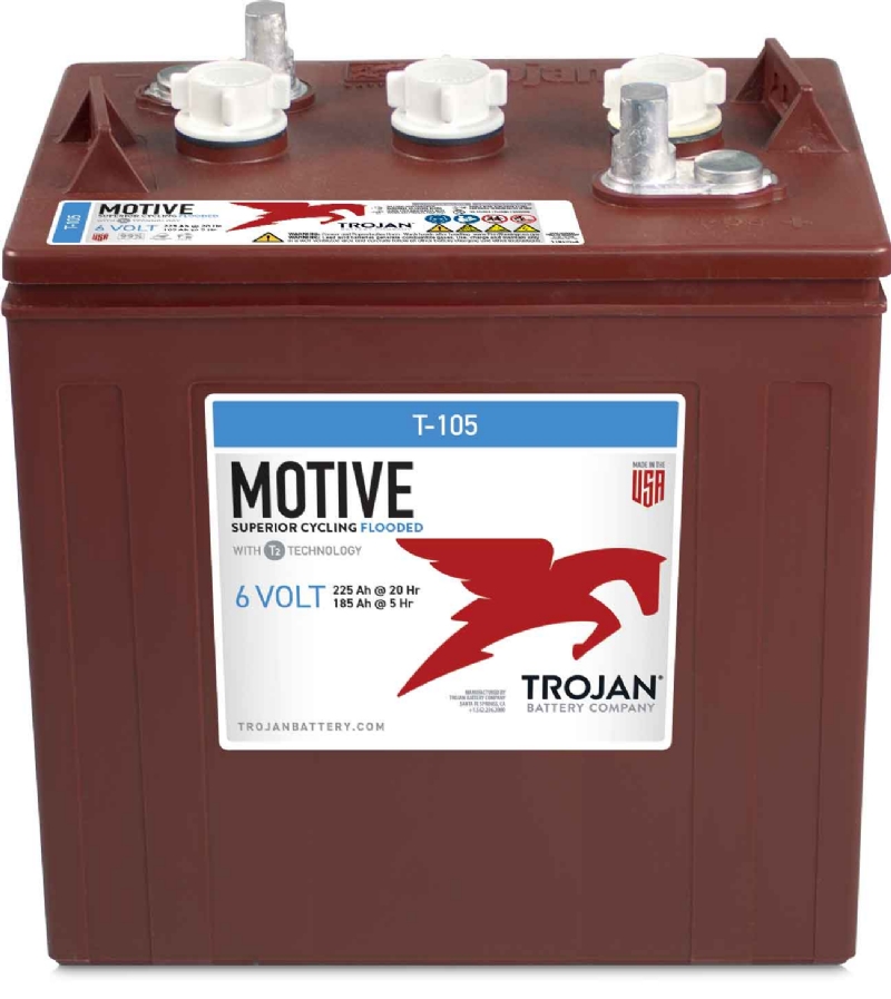 T 105 PLUS TROJAN BATTERY